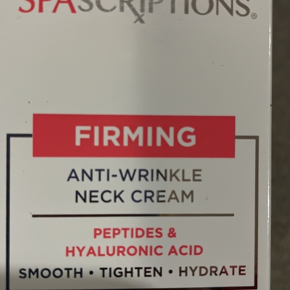 Spascriptions Firming Anti-Wrinkle Neck Cream Peptides & Hyaluronic Acid - Picture 3 of 6